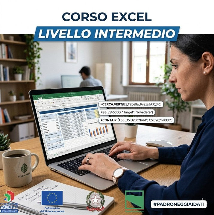 COMPETENZE DIGITALI: Excel – livello intermedio Cescot Modena